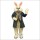 Wendell Rabbit-Blue Mascot Costume