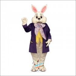 Wendell Rabbit-Purple Mascot Costume