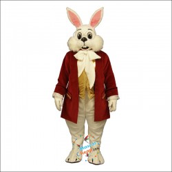 Wendell Rabbit-Red Mascot Costume