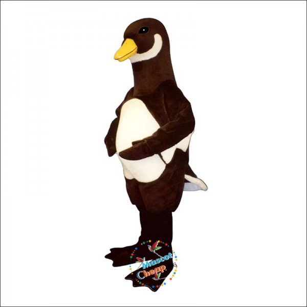 White Belly Goose Mascot Costume