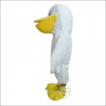 White Pelican Cartoon Mascot Costume