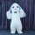 White Rabbit Blue Ears Bunny Inflatable Mascot Costume