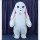 White Rabbit Pink Ears Bunny Inflatable Mascot Costume