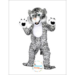 White Tiger Mascot Costume