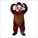 Wild Boar Pig Cartoon Mascot Costume