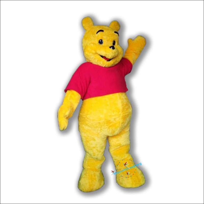 Winnie The Pooh Bear Mascot Costume Professional Design