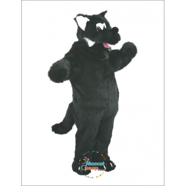 Cute Wolf Mascot Costume