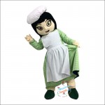 Woman Cook Mascot Costume