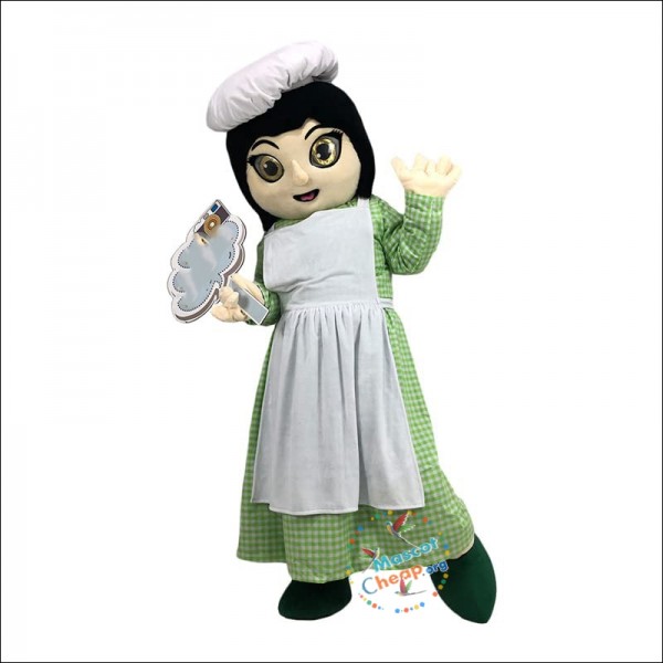 Woman Cook Mascot Costume