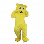 Yellow Bear Mascot Costume
