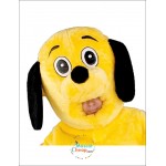 Yellow Dog Mascot Costume