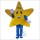 Yellow Five-Pointed Star Mascot Costume
