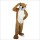 Yellow Gopher Mole Cartoon Mascot Costume