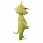 Yellow Mouse Cartoon Mascot Costume