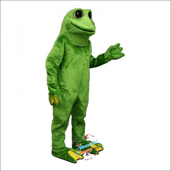 Yellow Toed Frog Mascot Costume