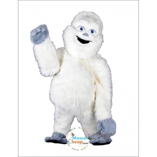 Long Plush Yeti Mascot Costume